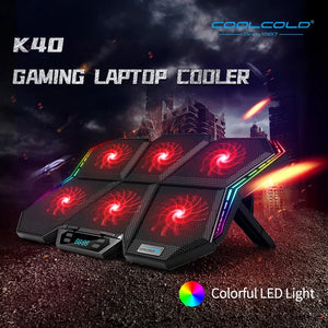 Laptop Cooling Stand with 6 LED Fans