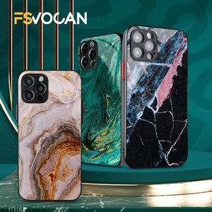Marble Print Phone Case for iPhone