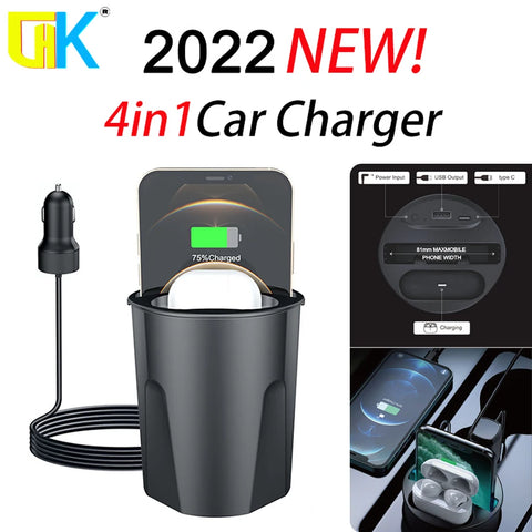 Image of Car Wireless Charger Cup