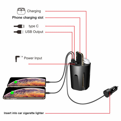 Image of Car Wireless Charger Cup